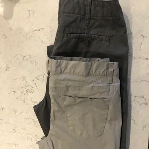 GAP & ALFANI brand khakis.